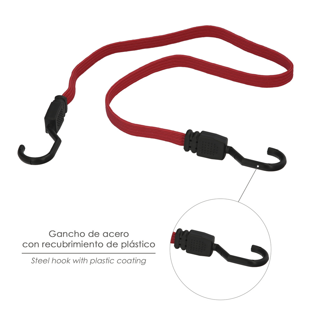 Pulpo De Goma Plano Reforzado 1 y 1,5 metro (2 unidades)