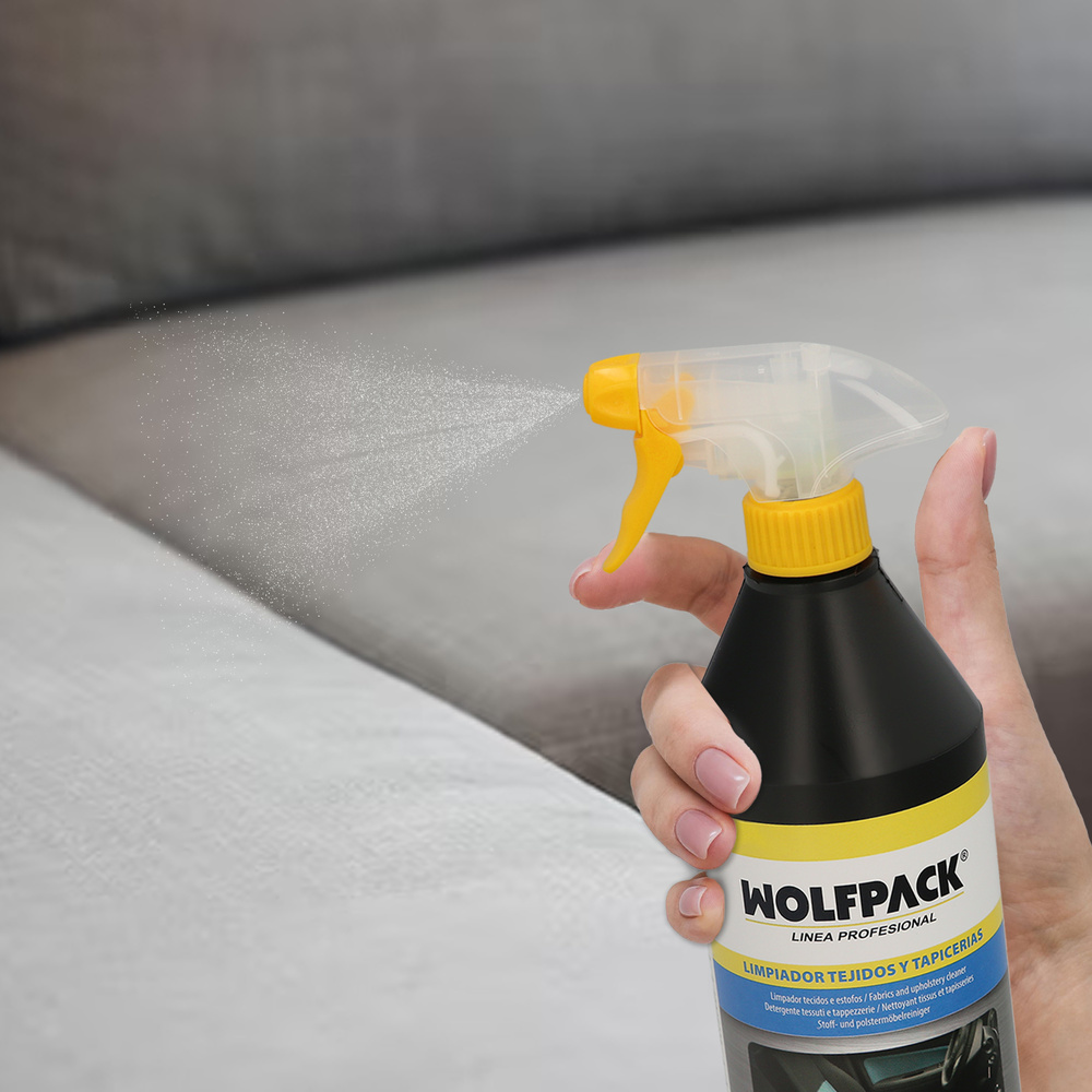 Limpiador Tejidos y Tapicerias Coches y Hogar 750 ml. aplicacion