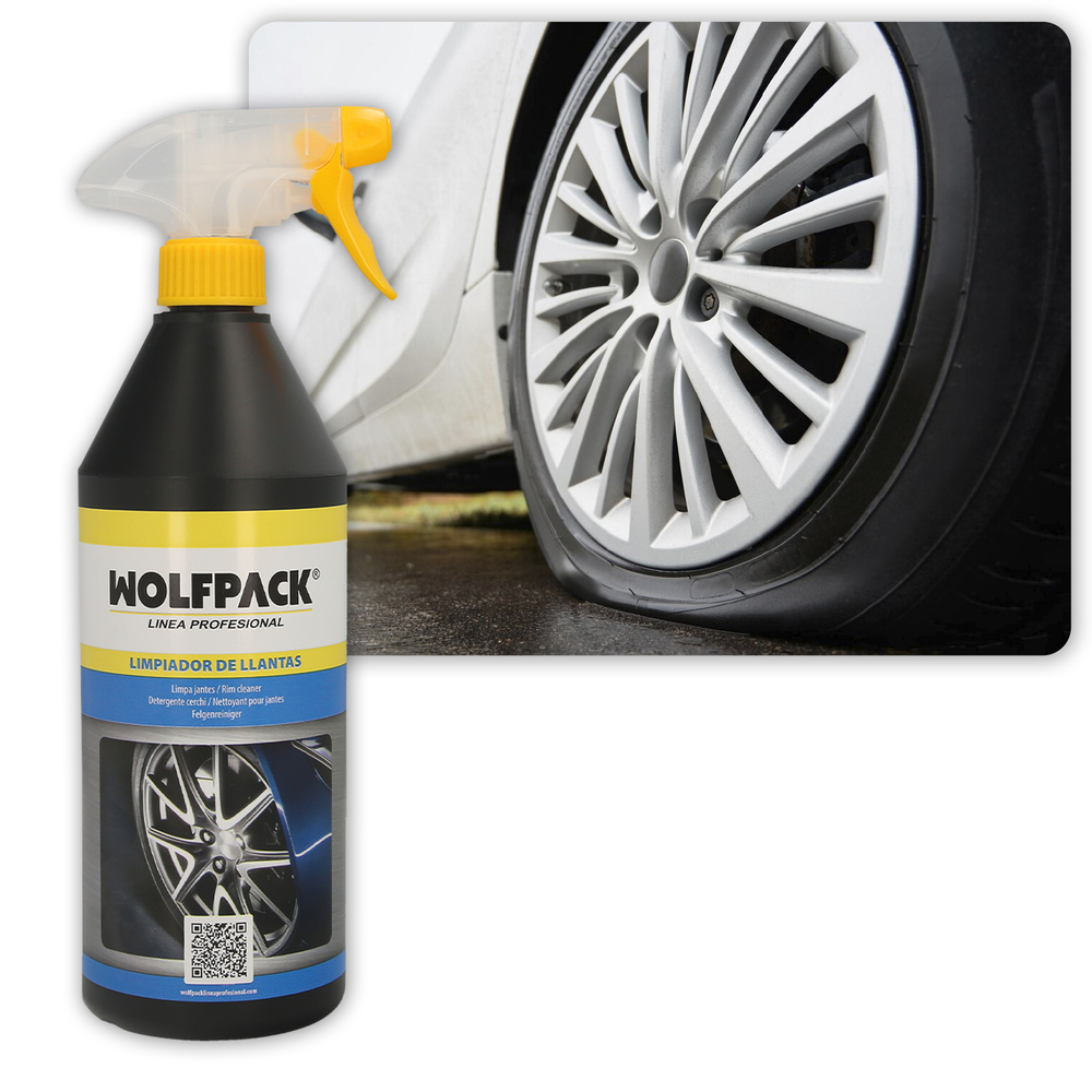Limpiador Llantas Auto 750 ml. ejemplo
