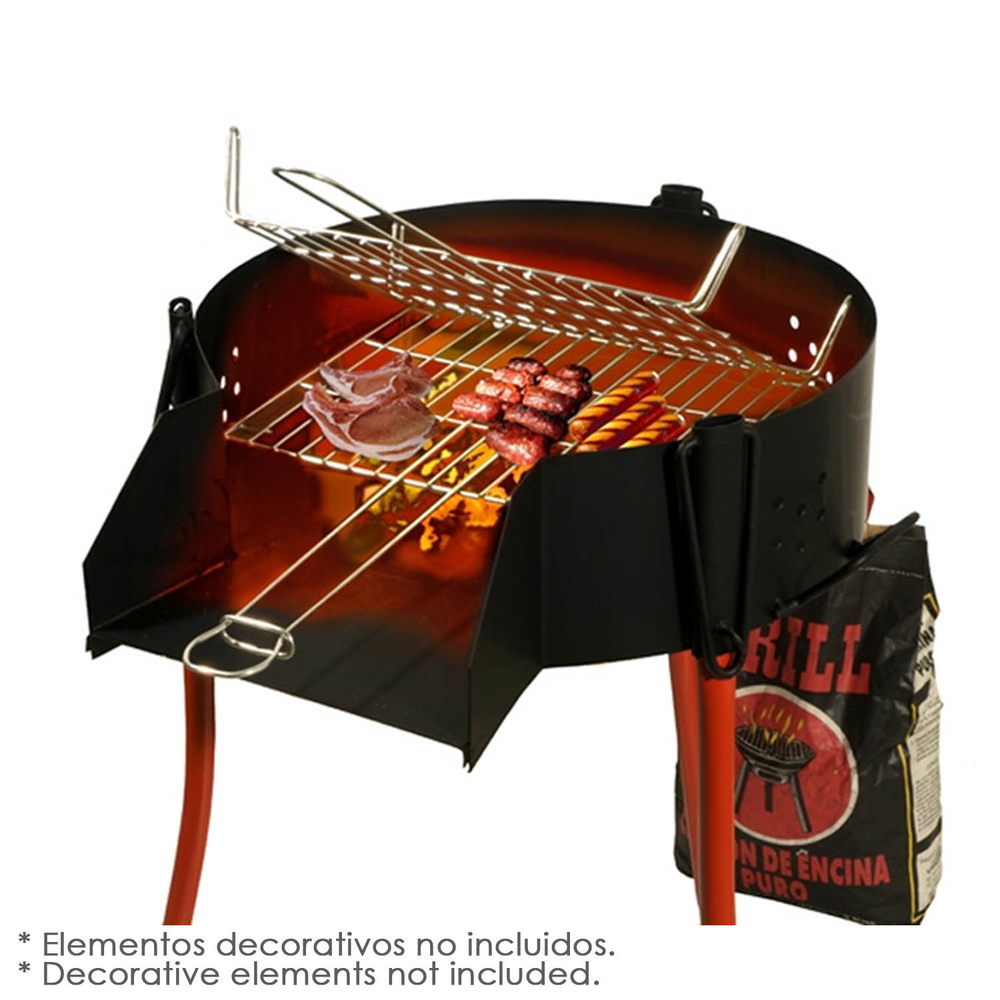 Barbacoa Rustica Multiusos Ø 60 cm. plancha