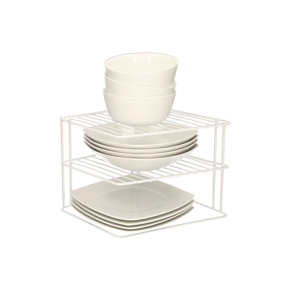Estante esquinero para cocina 25x25x19 cm.