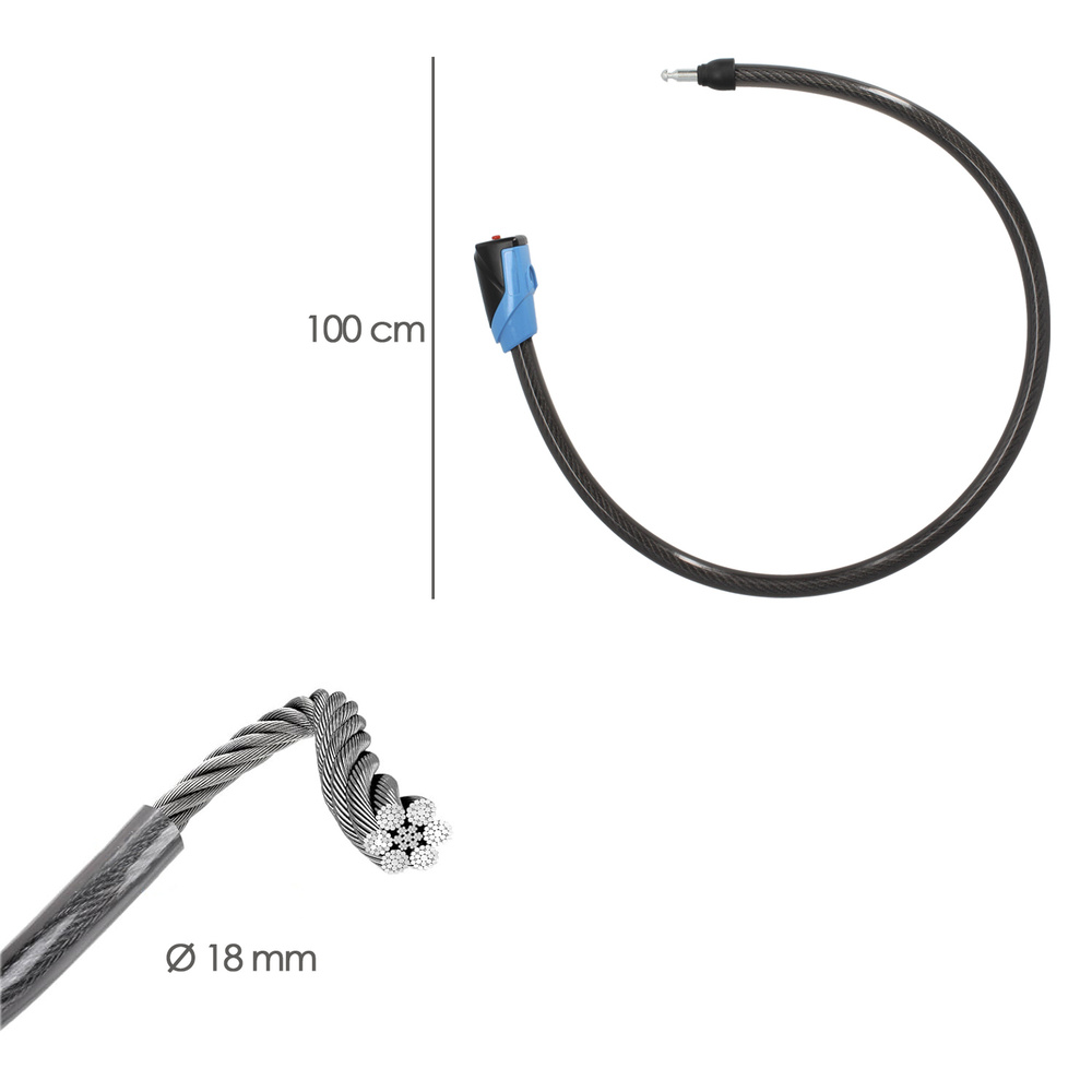 cnadado debicicleta con llave plana  medidas