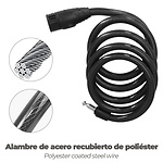 cable de bicicleta con cable espiral