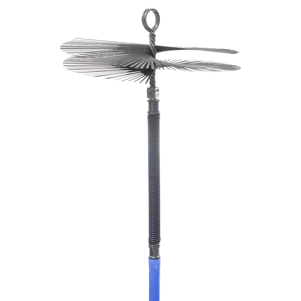kit limpiador chimenea cepillo solo cepillo