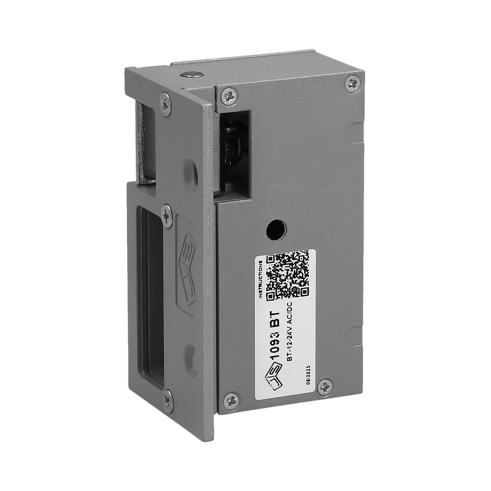 Cerradura Electrica Jis 12 V. 842-901g frente gris. - Liberaci&oacute;n autom&aacute;tica - Palanca de desbloqueo. - Cierre el&eacute;ctrico para puertas en aluminio. - Frente cuadrado frente