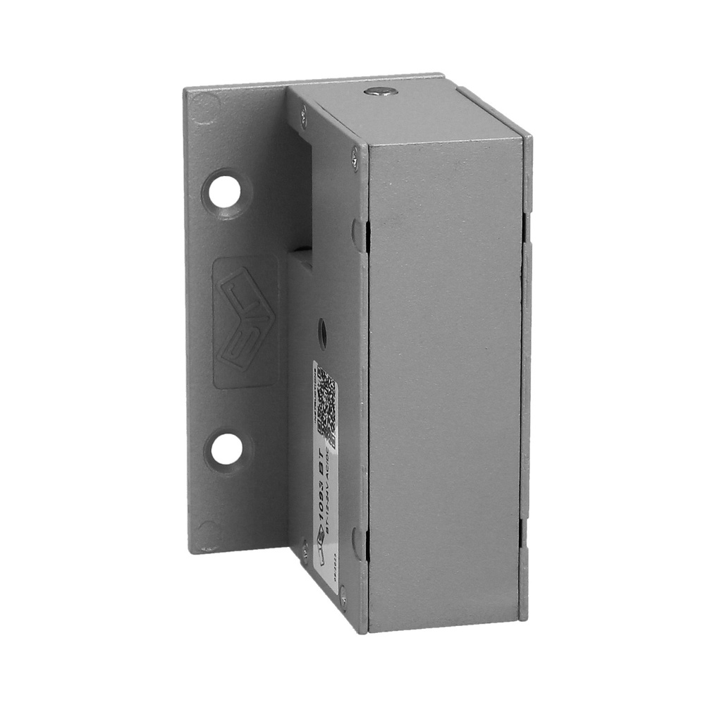 Cerradura Electrica Jis 12 V. 842-901g frente gris. - Liberaci&oacute;n autom&aacute;tica - Palanca de desbloqueo. - Cierre el&eacute;ctrico para puertas en aluminio. - Frente cuadrado fondo