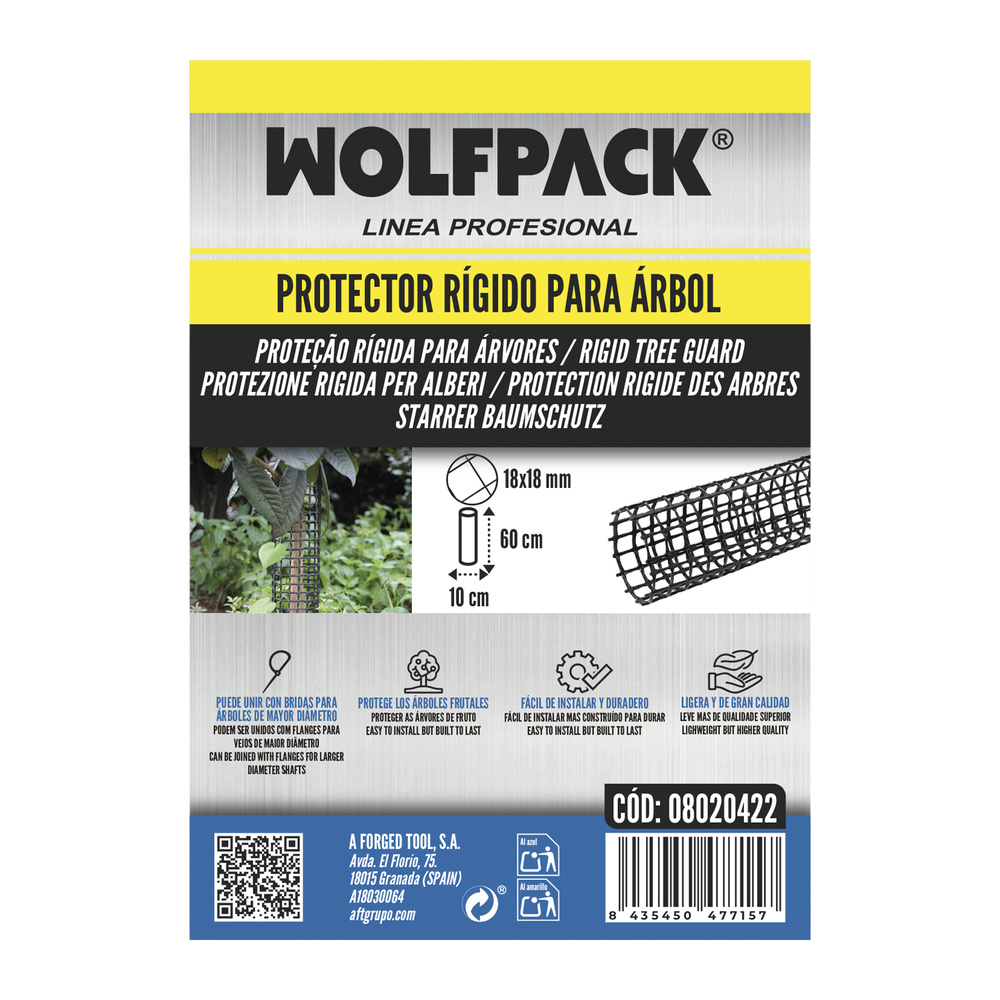 Protector arbol rigido