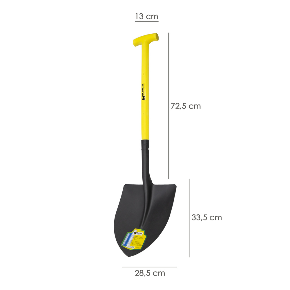 Pala Mango Fibra Vidrio Punta Mango Muleta Nº 3 medidas