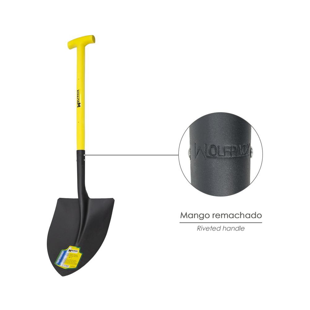 Pala Mango Fibra Vidrio Punta Mango Muleta Nº 3 refuerzo mango