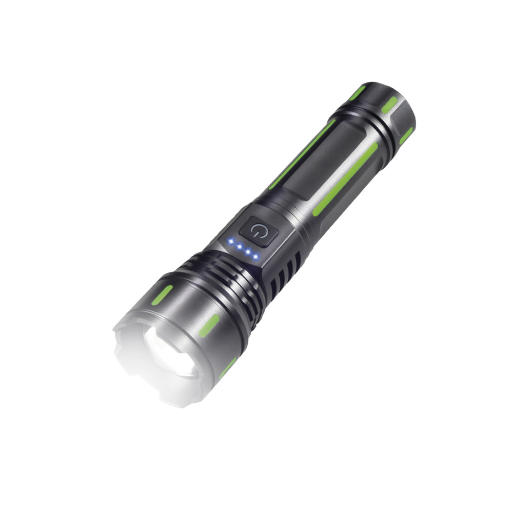 Linterna Led Aluminio Portatil Recargable 800 Lumenes