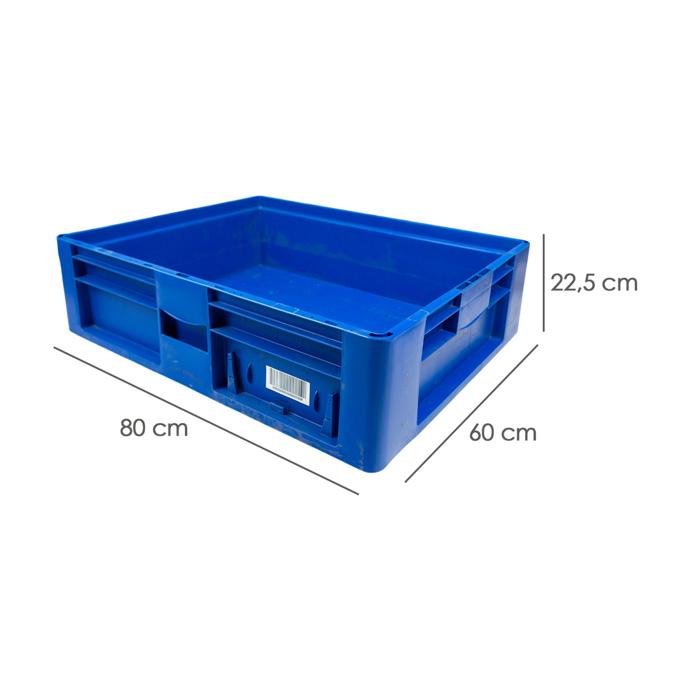 caja apilable eurobox reacondicionada