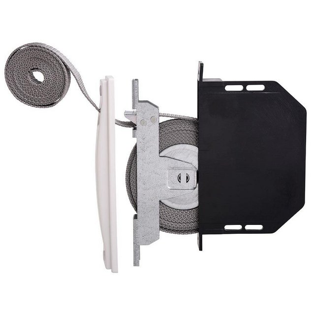 Colocacion Recogedor Persiana Mini Blanco Cinta 18 mm. Empotrar Sin Pivotes