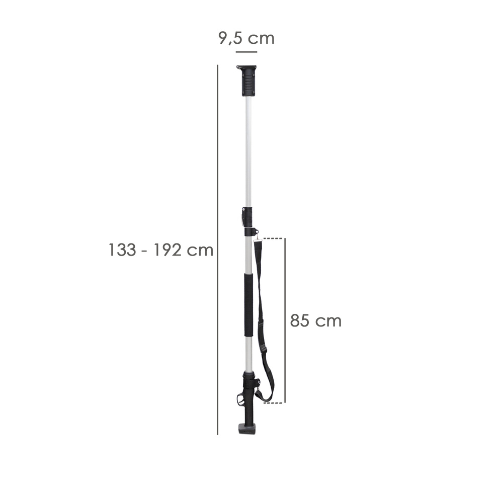 Barra Extensible Para Tijera Podar 07020725 - Barra extensible. - Agarre ergonómico. - Con cuerda para poder colgarselo. - Indicado para tijera de podar 07020725 - Artículo también conocido como tijeras extensibles, barra extensible poda, barra de alcance largo, etc. 