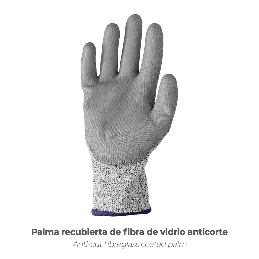 Guantes Anticorte Fibra De Vidrio palma
