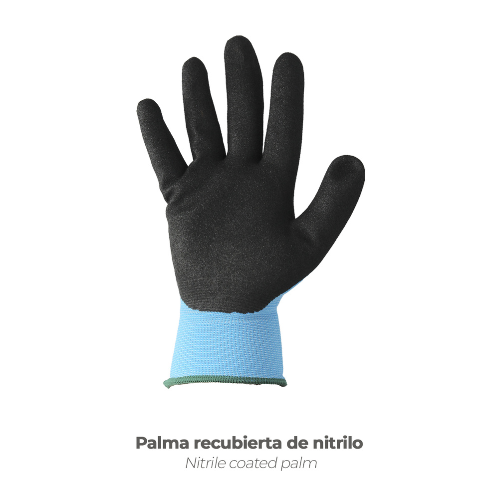 Guantes Nitrilo Reforzado Impregnado  palama