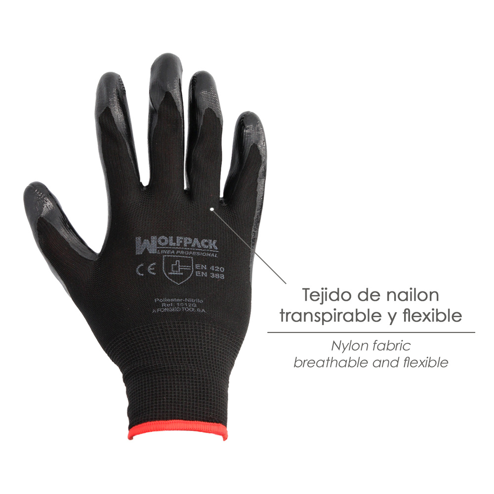 guante Nitrilo nylon impregnado  1
