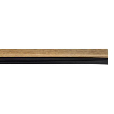 BURLETE PVC ROBLE C/GOMA 1mt