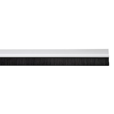 BURLETE PVC BLANCO C/CEPILLO 1mt