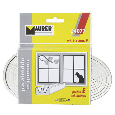 BURLETE CAUCHO BLAN MAURER (R.6mt.x9mm) 
