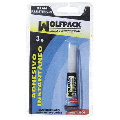 PEGAMENTO CIANOCRILATO  WOLFPACK 3 grms. 
