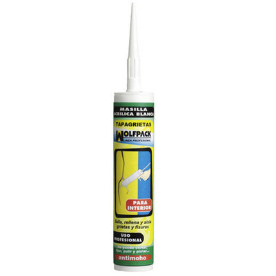 14040008 MASILLA WOLFPACK ACRILICA BLANCA 280cc