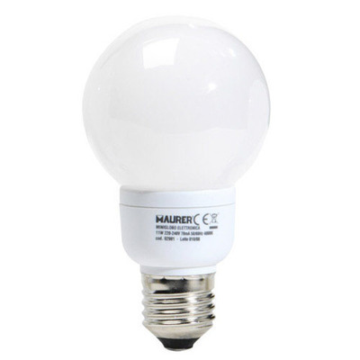 BOMBILLA AHORRO GLOBO E27-11w L.BLANC