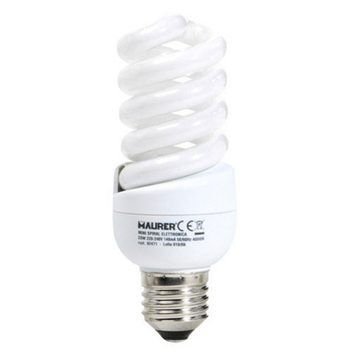 Bombilla Ahorro Minispiral E27-25w Luz Calida