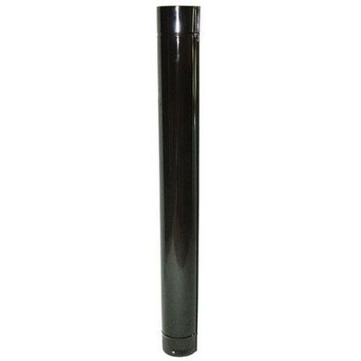 22010995 Tubo Estufa Negro Vitrificado  90mm