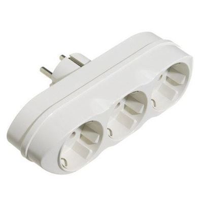 19110035 Adaptador 3 Tomas 16a 250v Schuko