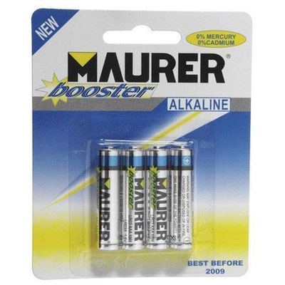 Pila Maurer Alcalina Lr- 3 (Blister 4 Piezas)