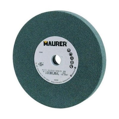 Muela Maurer Carburo De Silicio125x20x16 Grano 80