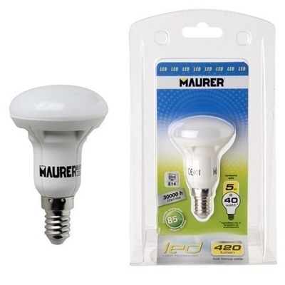Bombilla Led Reflectante E14 5w -30w. Lumenes 425