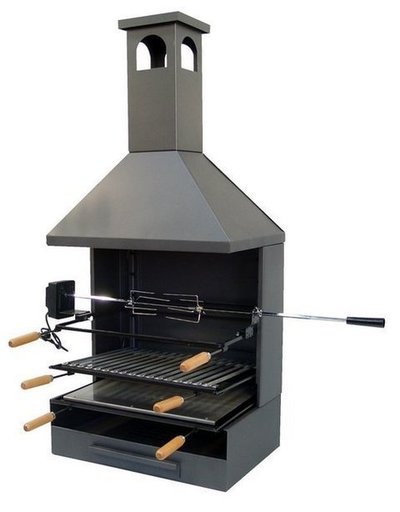 CAJON CHIMENEA PARRILLA Y PLANCHA135X61X40