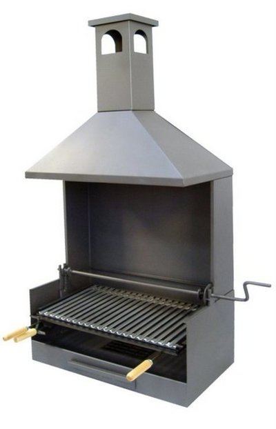 CAJON BARBACOA C/CHIMENEA Y PARRILLA INOX