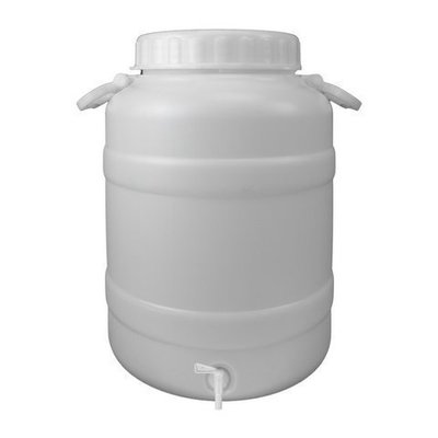 Bidon/Garrafa Plastico Alimentario Grifo y Boca Ancha 30 Lt.