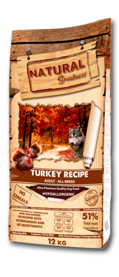 TURKEY RECIPE  (Receta Pavo) 12Kg