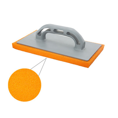 02300355 Talocha Espuma Naranja Mango De Fibra 14x28 cm. Acabado Fino