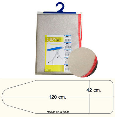 05160005 Funda Mesa Plancha Espuma Metalizada 120x42 cm.