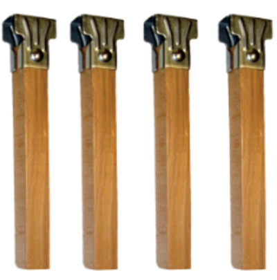 Juego 4 Patas somier madera 250 x 35 x 35mm (81406)