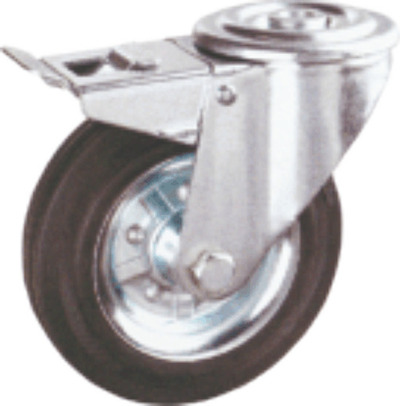 R. MG DIAMETRO 200 AGUJERO PASANTE FRENO GOMA NEGRA 