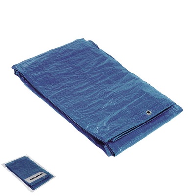 Lona Azul Con Ojetes Metálicos 5 x 6 Metros  