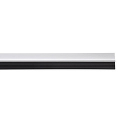 BURLETE PVC BLANCO C/GOMA 1mt