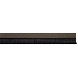 BURLETE PVC MARRON C/CEPILLO 1mt
