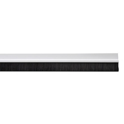 BURLETE PVC BLANCO C/CEPILLO 1mt