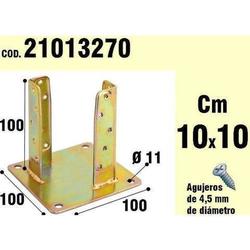 Soporte para madera anclaje bricomatado 100mm