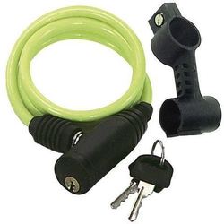 03110816  Cable Bicicleta Espiral Con Llave 12 mm. x 150 cm.