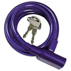 03110817 Cable Bicicleta Espiral Con llave 8 mm x 150 cm.