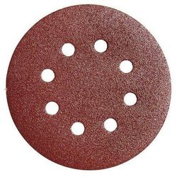 Lija Recambio Velcro 125ø LRO 450 Con Agujeros. Grano 120. 10 piezas