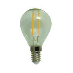 Bombilla Led Filamento Globo E14 4 W.=40 W. Luz Cálida 470 Lumenes.