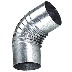 22010124 Codo Estufa Galvanizado de 120 mm. 45°